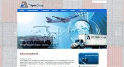 Desktop Screenshot of apexshipping.com